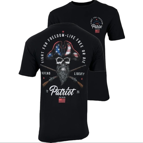 Howitzer Style Men's T-Shirt IRON FREEDOM Military Grunt MFG - Picture 1 of 10